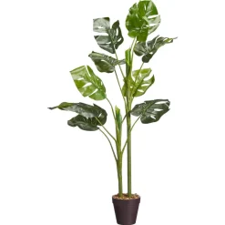 Mica Decorations Kunstplanten & Kunstbloemen<Kunstplant Monstera Groen