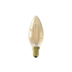 Calex Lichtbronnen<Led-Kaarslamp E14 2W Goud