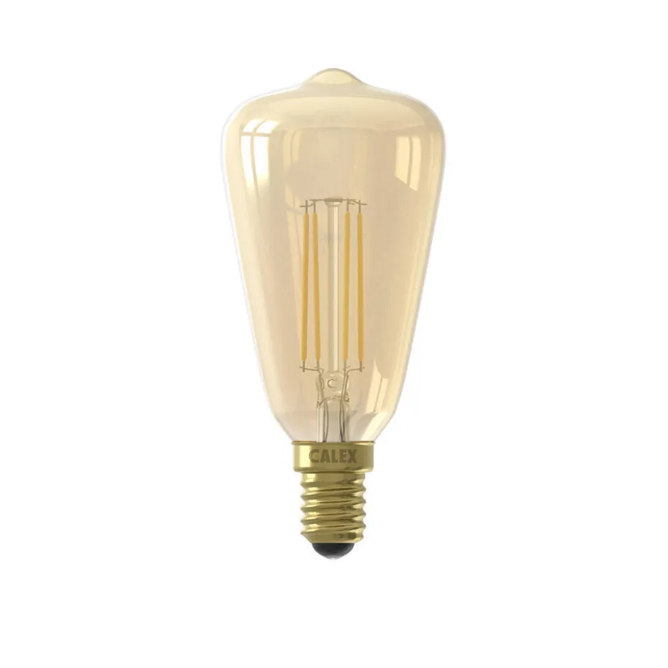 Calex Lichtbronnen<Led Rustiek Dimbaar Goud