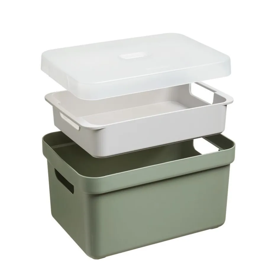 Sunware Opbergboxen & Lades<Opbergbox Sigma Groen 13 Liter